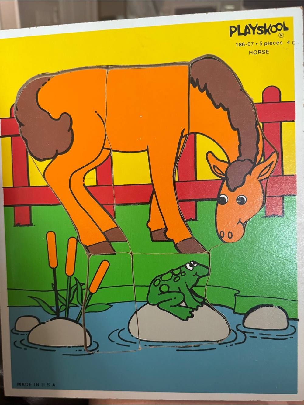 Vintage PlaySkool Wood Puzzle